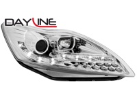 DAYLINE p�edn� sv�tla Ford Focus 08-11 LED blinkr chrom DAYLINE p�edn� sv�tla Ford Focus 08-11 LED blinkr chrom