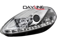 DAYLINE p�edn� sv�tla Fiat Grande Punto 2005-2008 chrom DAYLINE p�edn� sv�tla Fiat Grande Punto 2005-2008 chrom