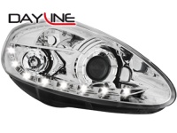 DAYLINE p�edn� sv�tla Fiat Grande Punto 2005-2008 chrom DAYLINE p�edn� sv�tla Fiat Grande Punto 2005-2008 chrom