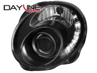 DAYLINE p�edn� sv�tla Fiat 500 07+ �ern� DAYLINE p�edn� sv�tla Fiat 500 07+ �ern�