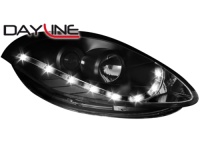 DAYLINE p�edn� sv�tla Fiat Bravo 07-10 �ern� DAYLINE p�edn� sv�tla Fiat Bravo 07-10 �ern�