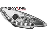 DAYLINE p�edn� sv�tla Peugeot 206 98-07 chrom DAYLINE p�edn� sv�tla Peugeot 206 98-07 chrom