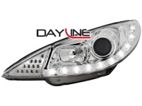 DAYLINE p�edn� sv�tla Peugeot 206 98-07 chrom DAYLINE p�edn� sv�tla Peugeot 206 98-07 chrom