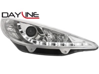 DAYLINE p�edn� sv�tla Peugeot 207 06-10 chrom DAYLINE p�edn� sv�tla Peugeot 207 06-10 chrom