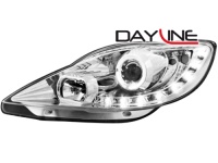 DAYLINE p�edn� sv�tla Peugeot 107 05+ chrom DAYLINE p�edn� sv�tla Peugeot 107 05+ chrom