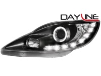 DAYLINE p�edn� sv�tla Peugeot 107 05+ �ern� DAYLINE p�edn� sv�tla Peugeot 107 05+ �ern�