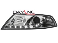 DAYLINE p�edn� sv�tla Skoda Octavia II 04-09 chrom DAYLINE p�edn� sv�tla Skoda Octavia II 04-09 chrom