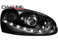 DAYLINE p�edn� sv�tla VW Golf V 03-09 XENON �ern� DAYLINE p�edn� sv�tla VW Golf V 03-09 XENON �ern�