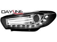 DAYLINE p�edn� sv�tla VW Scirocco III 08+ �ern� DAYLINE p�edn� sv�tla VW Scirocco III 08+ �ern�