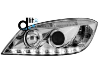 D-LITE p�edn� sv�tla s denn�m sv�cen�m Mercedes C-Klasse W204 07-12 chrom