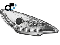 D-LITE p�edn� sv�tla s denn�m sv�cen�m Peugeot 206 98-07 chrom