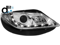 D-LITE p�edn� sv�tla s denn�m sv�cen�m Seat Ibiza 6J 08+ chrom D-LITE p�edn� sv�tla s denn�m sv�cen�m Seat Ibiza 6J 08+ chrom