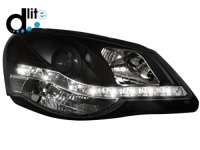 D-LITE p�edn� sv�tla s denn�m sv�cen�m VW Polo 9N3 05.05-09 �ern�