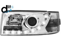 D-LITE p�edn� sv�tla s denn�m sv�cen�m VW T4 90-03 chrom