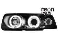 P�edn� sv�tla BMW 3 E36 Coup�/Cabrio 92-98 CCFL Angel Eyes �ern� P�edn� sv�tla BMW 3 E36 Coup�/Cabrio 92-98 CCFL Angel Eyes �ern�
