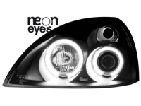 P�edn� sv�tla Renault Clio MK3 01-05 CCFL Angel Eyes �ern� P�edn� sv�tla Renault Clio MK3 01-05 CCFL Angel Eyes �ern�