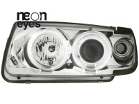 P�edn� sv�tla VW Polo 6N 95-98 CCFL Angel Eyes chrom