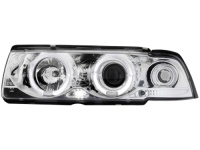 P�edn� sv�tla BMW 3 E36 Coup�/Cabrio 92-98 Angel Eyes chrom P�edn� sv�tla BMW 3 E36 Coup�/Cabrio 92-98 Angel Eyes chrom
