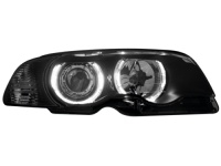 P�edn� sv�tla BMW 3 E46 Coup� 98-01 Angel Eyes �ern� P�edn� sv�tla BMW 3 E46 Coup� 98-01 Angel Eyes �ern�