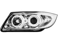 P�edn� sv�tla BMW 3 E90 Angel Eyes chrom P�edn� sv�tla BMW 3 E90 Angel Eyes chrom