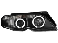 P�edn� sv�tla BMW 3 E46 sedan 7er-Look 01-04 LED Angel Eyes �ern� P�edn� sv�tla BMW 3 E46 sedan 7er-Look 01-04 LED Angel Eyes �ern�