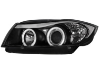 P�edn� sv�tla BMW 3 E90/E91 Angel Eyes �ern� P�edn� sv�tla BMW 3 E90/E91 Angel Eyes �ern�
