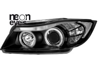 P�edn� sv�tla BMW 3 E90/E91 CCFL Angel Eyes �ern� P�edn� sv�tla BMW 3 E90/E91 CCFL Angel Eyes �ern�