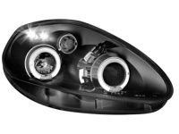 P�edn� sv�tla Fiat Grande Punto 2005-2008 Angel Eyes �ern� P�edn� sv�tla Fiat Grande Punto 2005-2008 Angel Eyes �ern�