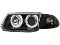 P�edn� sv�tla Opel Astra F 91-98 Angel Eyes �ern� P�edn� sv�tla Opel Astra F 91-98 Angel Eyes �ern�