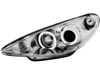 P�edn� sv�tla Peugeot 206 02-07 Angel Eyes chrom
