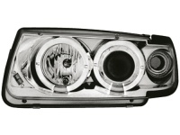 P�edn� sv�tla VW Polo 6N 95-98 Angel Eyes chrom