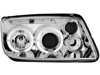 P�edn� sv�tla VW Bora 98-05 Angel Eyes chrom P�edn� sv�tla VW Bora 98-05 Angel Eyes chrom