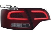 LITEC LED zadn� sv�tla Audi A4 Avant B7 04-08 �erven�/kou�ov�