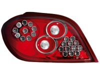 LED zadn� sv�tla Peugeot 307 01-05 �erven�/crystal