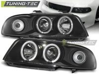 P�edn� sv�tla Audi A4, 1995-1998, Angel Eyes, �ern� black P�edn� sv�tla Audi A4, 1995-1998, Angel Eyes, �ern� black