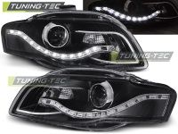 P�edn� sv�tla Audi A4 B7, 2004-2008, LED Daylight, �ern� black