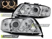 P�edn� sv�tla Audi A6, 2001-2004, Angel Eyes, chrom 