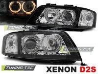 P�edn� sv�tla Audi A6, 1999-2001, Angel Eyes, XENON D2S, �ern� black P�edn� sv�tla Audi A6, 1999-2001, Angel Eyes, XENON D2S, �ern� black