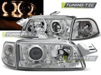 P�edn� sv�tla Fiat Punto, 1993-1999, Angel Eyes, chrom, odd�len� blinkr P�edn� sv�tla Fiat Punto, 1993-1999, Angel Eyes, chrom, odd�len� blinkr