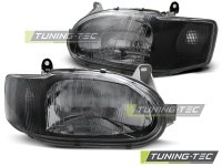 P�edn� sv�tla Ford Escort MK7, 1995-2000, kou�ov� black