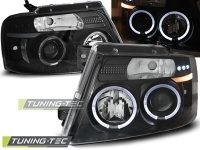 P�edn� sv�tla Ford F-150 MK11, 2004-2008, Angel Eyes, �ern� black P�edn� sv�tla Ford F-150 MK11, 2004-2008, Angel Eyes, �ern� black