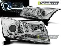 P�edn� sv�tla Chevrolet Cruze, 2009-2012, LED Daylight neon, chrom P�edn� sv�tla Chevrolet Cruze, 2009-2012, LED Daylight neon, chrom