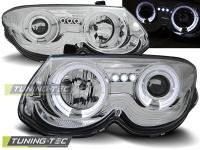 P�edn� sv�tla Chrysler 300M, 1999-2004, Angel Eyes, chrom P�edn� sv�tla Chrysler 300M, 1999-2004, Angel Eyes, chrom