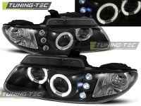 P�edn� sv�tla Chrysler Voyager, 1996-2000, Angel Eyes, �ern� black + diody P�edn� sv�tla Chrysler Voyager, 1996-2000, Angel Eyes, �ern� black + diody