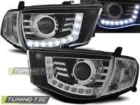 P�edn� sv�tla Mitsubishi L200, 2006-, LED Daylight, �ern� black P�edn� sv�tla Mitsubishi L200, 2006-, LED Daylight, �ern� black