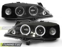 P�edn� sv�tla Opel Astra G, 1998-2004, Angel Eyes, �ern� black P�edn� sv�tla Opel Astra G, 1998-2004, Angel Eyes, �ern� black