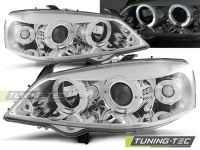 P�edn� sv�tla Opel Astra G, 1998-2004, Angel Eyes, chrom  