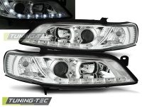 P�edn� sv�tla Opel Vectra B, 1999-2002, LED Daylight, chrom P�edn� sv�tla Opel Vectra B, 1999-2002, LED Daylight, chrom