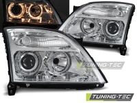 P�edn� sv�tla Opel Vectra C, 2002-2005, Angel Eyes, chrom P�edn� sv�tla Opel Vectra C, 2002-2005, Angel Eyes, chrom