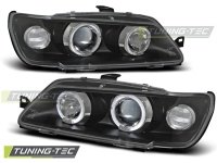 P�edn� sv�tla Peugeot 306, 1993-1997, Angel Eyes, �ern� black